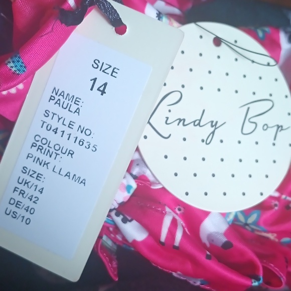 Lindy Bop Llama Dress - Picture 2 of 2